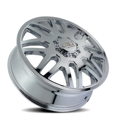 CALI OFF-ROAD CALI OFF-ROAD-OFFROAD INVADER DUALLY 9115D CHROME 24X8.25 8-165.1 115MM 121.3MM