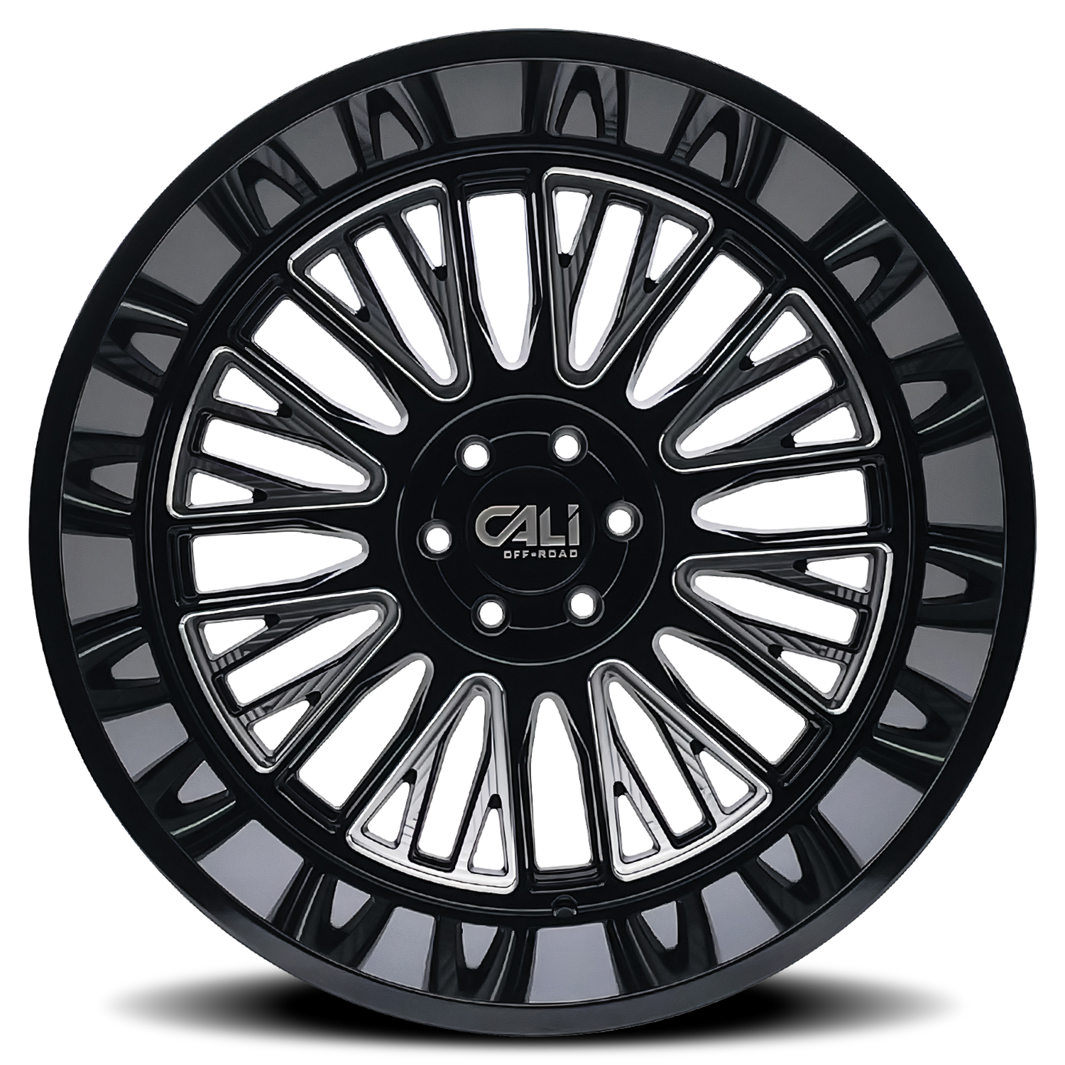 CALI OFF-ROAD CALI OFF-ROAD VERTEX 9116 BLACK MILLED 22X12 8-165.1 -44MM 125.2MM