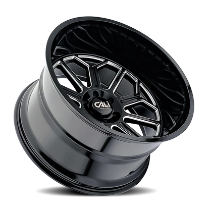 CALI OFF-ROAD CALI OFF-ROAD AUBURN 9117 GLOSS BLACK MILLED 22X12 8-165.1 -51MM 125.2MM