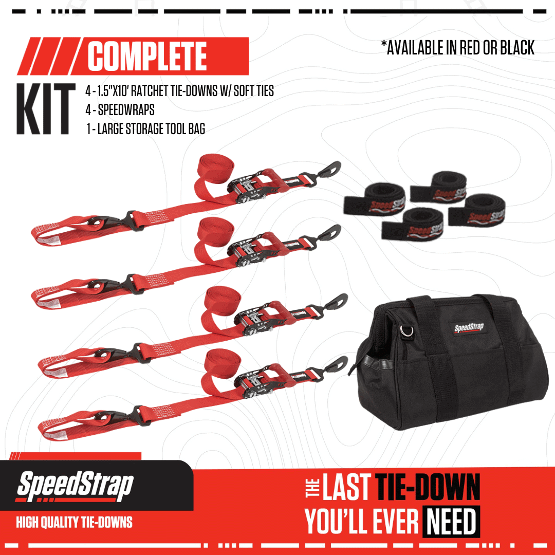 UTV Tie-Down Kit - Black - SpeedStrap