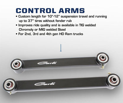 2003-2013 Carli Suspension Dodge Ram 2500/3500 Control Arms