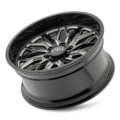 CALI OFF-ROAD CALI OFF-ROAD CRUSHER 9118 BLACK MILLED 20X10 8-180 -19MM 124.1MM