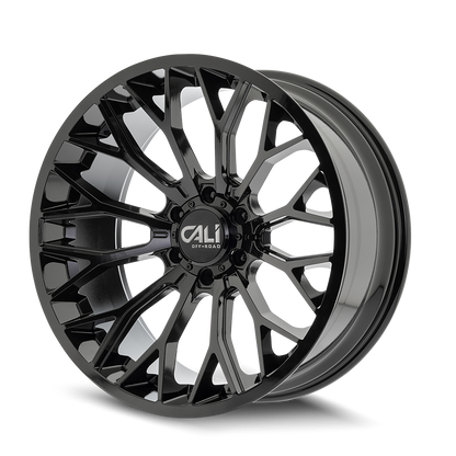 CALI OFF-ROAD CALI OFF-ROAD EVOKE 9119 GLOSS BLACK 24X12 6-135 -25MM 87.1MM