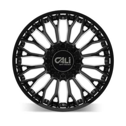CALI OFF-ROAD CALI OFF-ROAD EVOKE 9119 GLOSS BLACK 20X10 8-165.1 -19MM 125.2MM