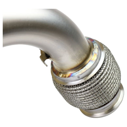 Can Am X3 Race Bypass Pipe with Bullet Muffler