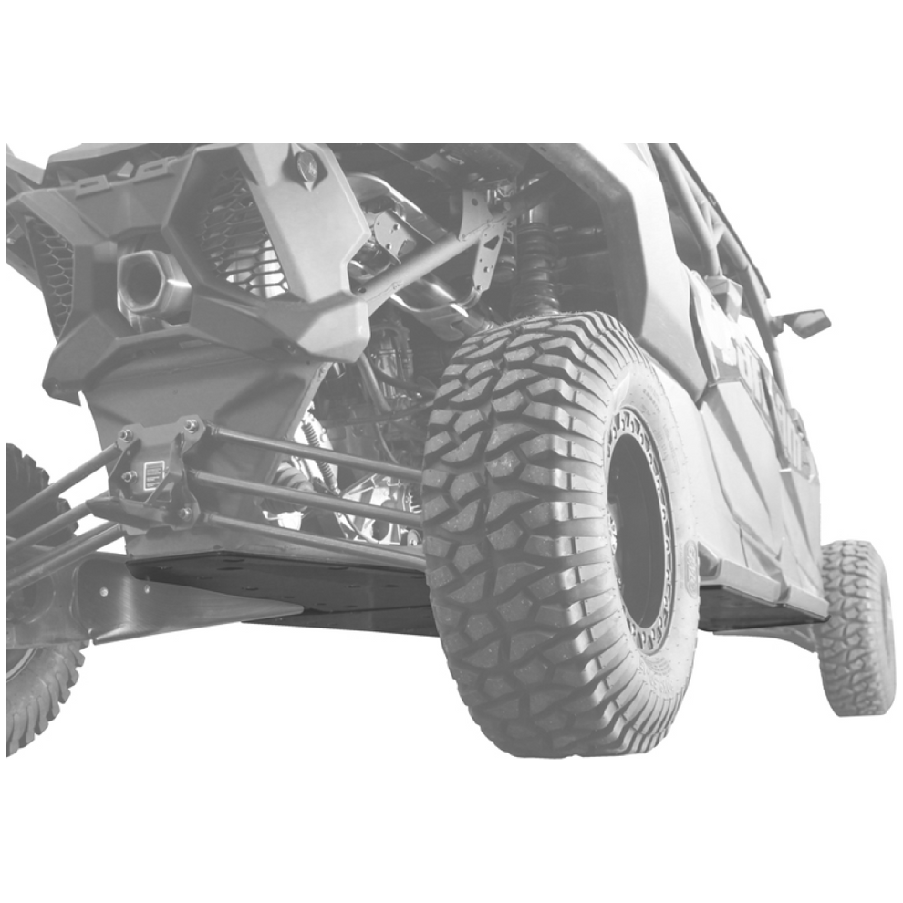 Can Am X3 MAX UHMW Skid Plate