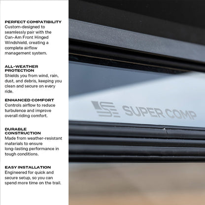 Can-Am Commander Rear Windshield