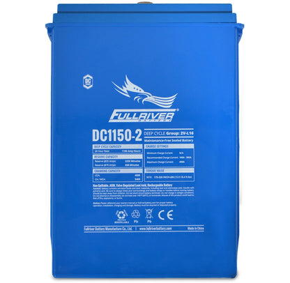 DC Series DC1150-2 AGM battery from Fullriver Battery