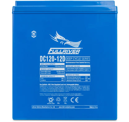 DC Series DC120-12D AGM battery from Fullriver Battery