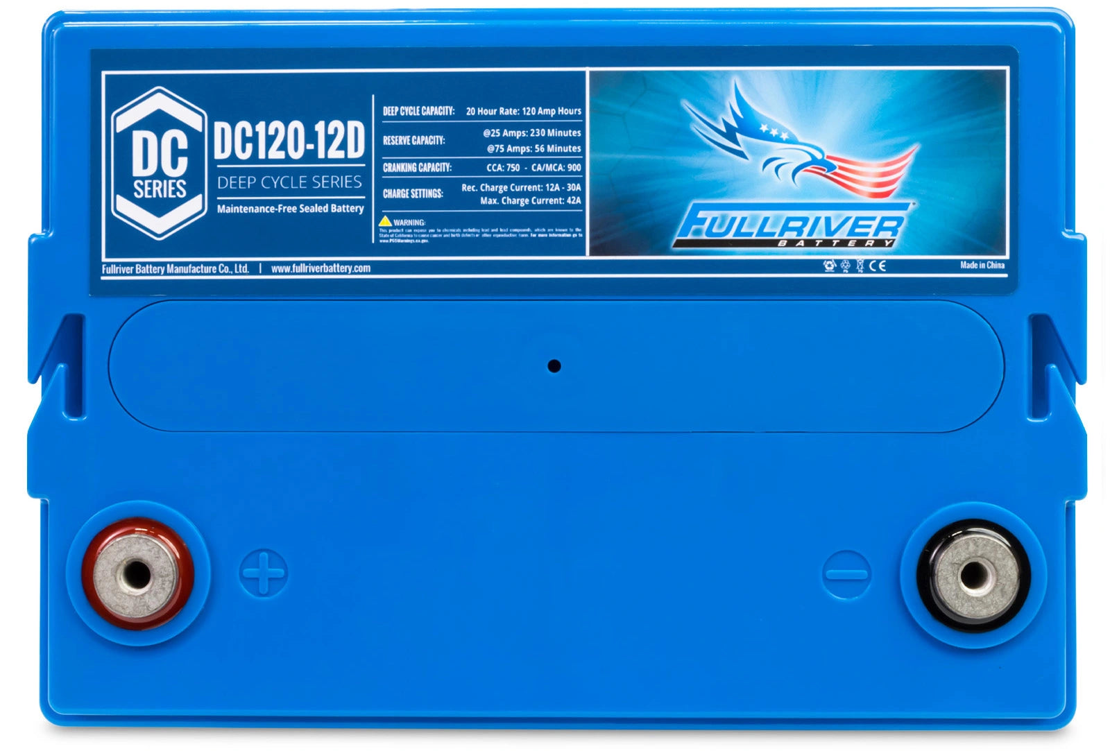 DC Series DC120-12D AGM battery from Fullriver Battery