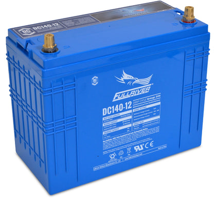 Fullriver DC140-12 DC Series Premium Deep Cycle AGM Battery – 12V, 140Ah, maintenance-free long-life deep-cycle performance