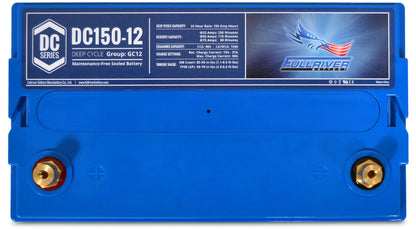 DC Series DC150-12 AGM battery from Fullriver Battery