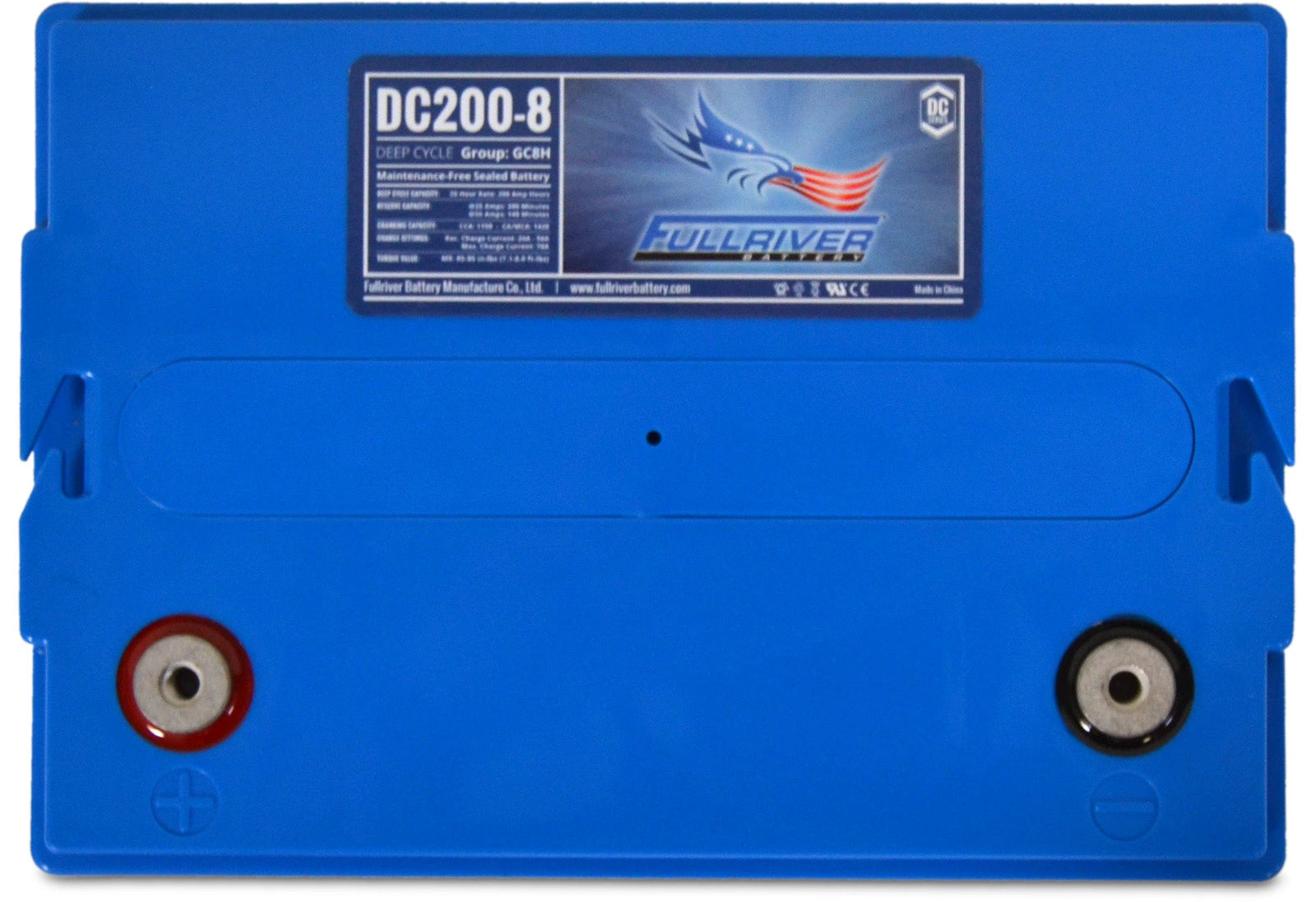 DC Series DC200-8 AGM battery from Fullriver Battery