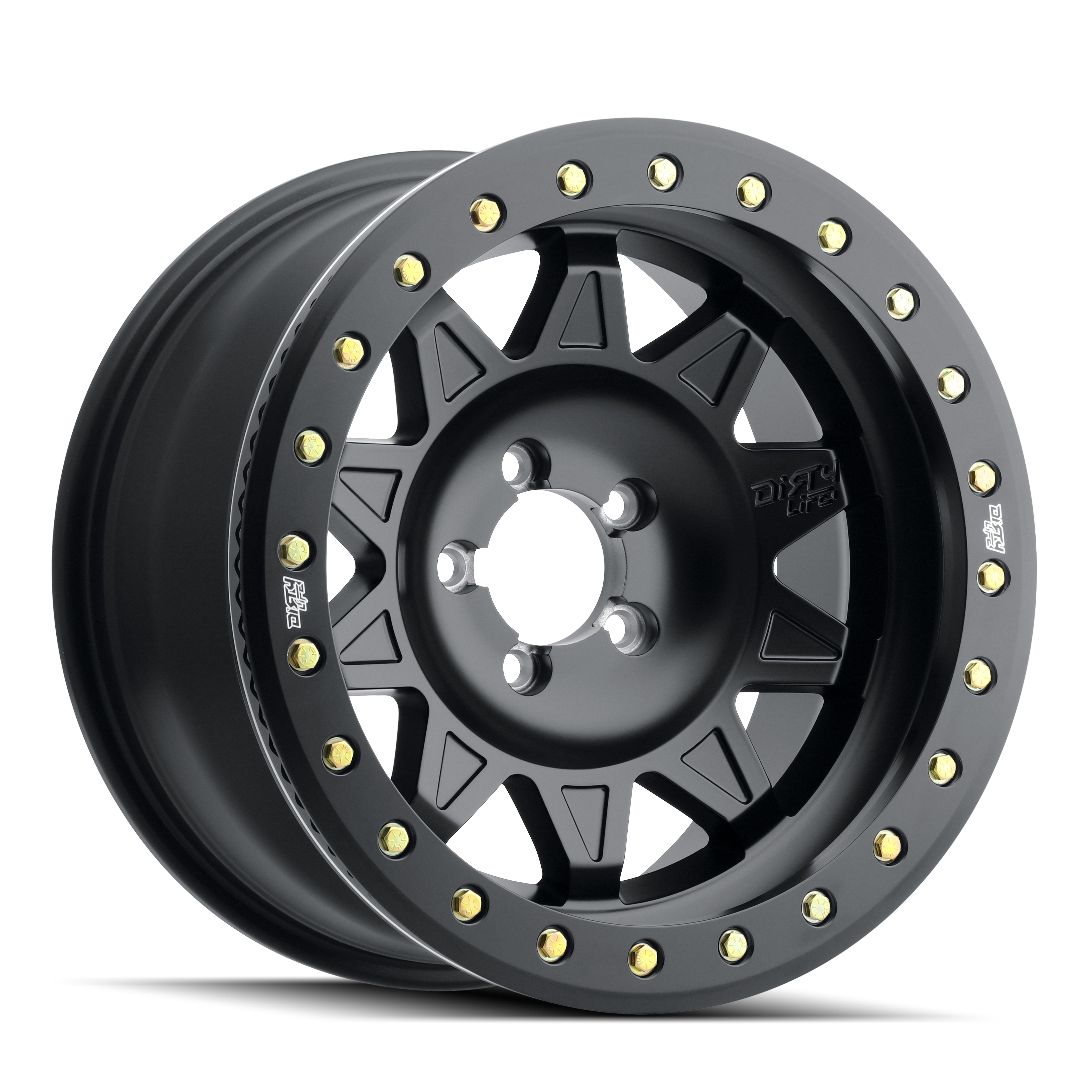 DIRTY LIFE DIRTY LIFE ROADKILL SATIN BLACK 17X9 BLA-NK -38MM 71.5MM