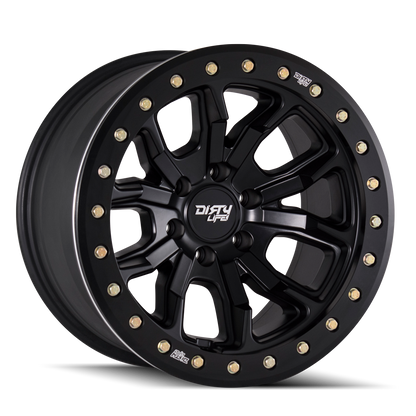 DIRTY LIFE DIRTY LIFE DT-1 9303 SATIN BLACK 17X9 8-165.1 -12MM 130.8MM