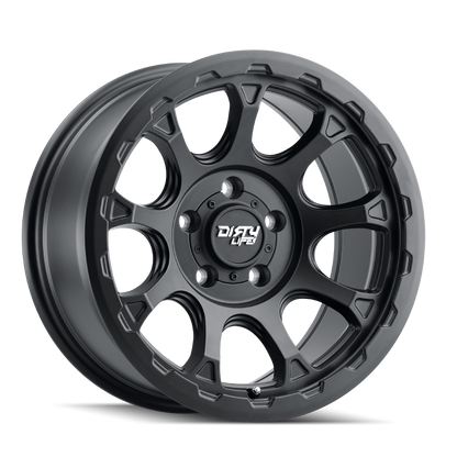 DIRTY LIFE DIRTY LIFE DRIFTER 9307 SATIN BLACK 17X8.5 5-127 -6MM 78.1MM