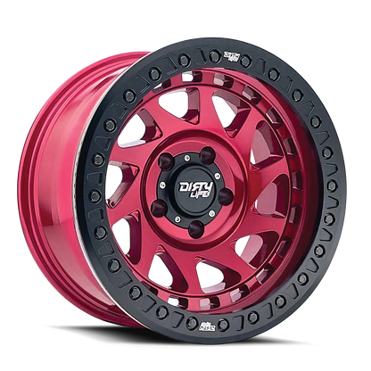 DIRTY LIFE DIRTY LIFE ENIGMA RACE 9313 GLOSS CRIMSON CANDY RED 17X9 6-139.7 -12MM 106MM