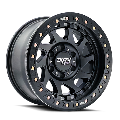 DIRTY LIFE DIRTY LIFE ENIGMA RACE 9313 MATTE BLACK 17X9 6-135 -12MM 87.1MM