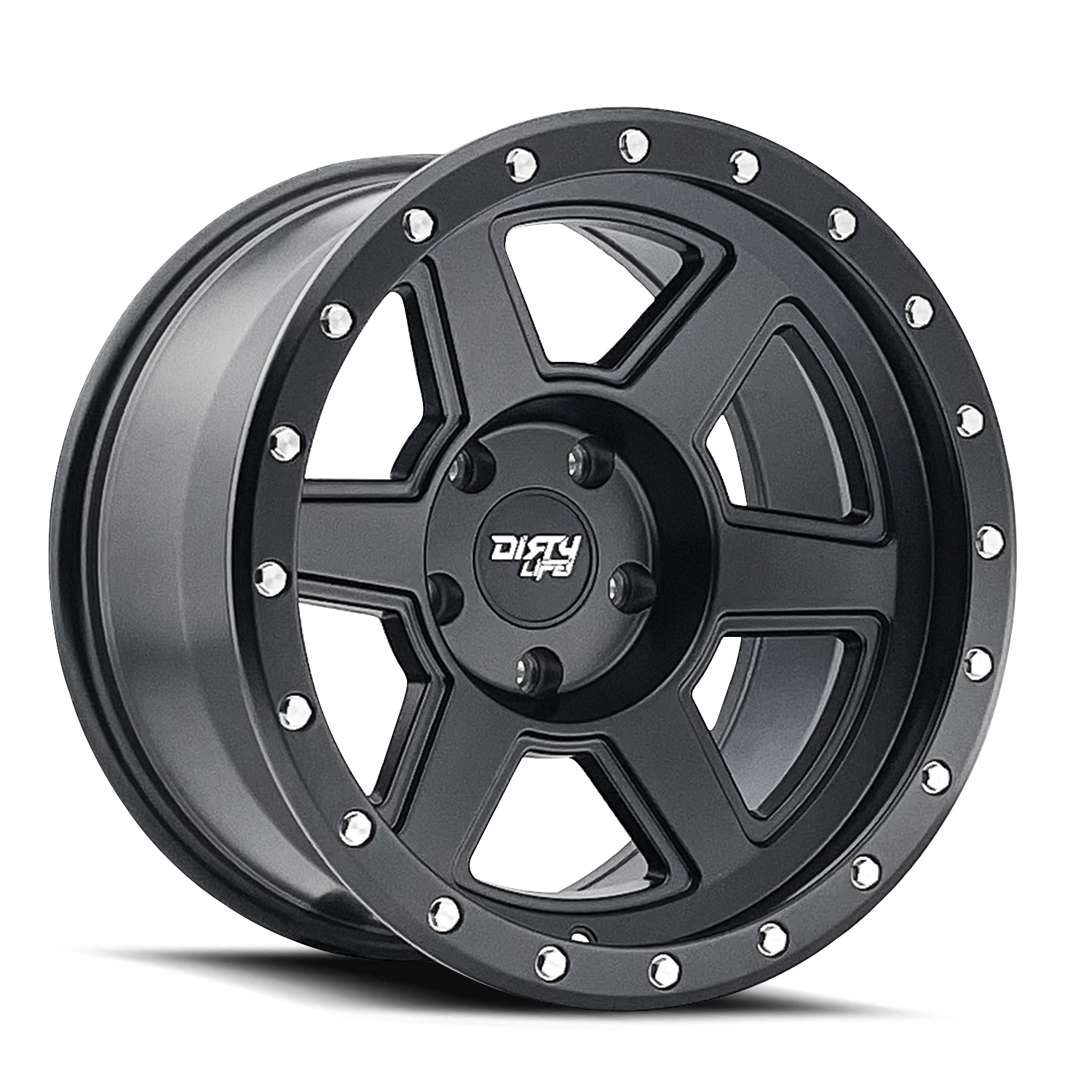 DIRTY LIFE DIRTY LIFE COMPOUND 9315 MATTE BLACK 18X9 5-127 -12MM 78.1MM