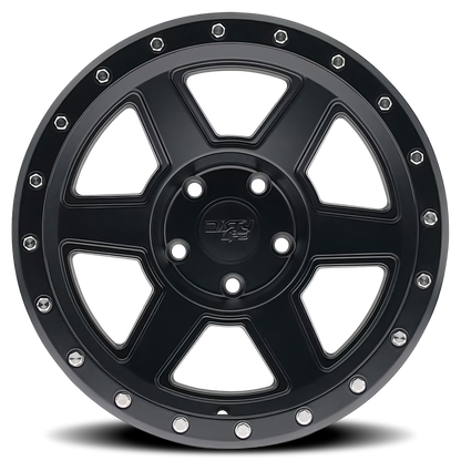 DIRTY LIFE DIRTY LIFE COMPOUND 9315 MATTE BLACK 20X10 6-135 -25MM 87.1MM