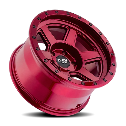 DIRTY LIFE DIRTY LIFE COMPOUND 9315 GLOSS CRIMSON CANDY RED 17X9 6-139.7 -12MM 106MM