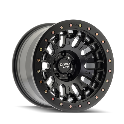DIRTY LIFE DIRTY LIFE DT-3 9317 SATIN BLACK 17X9 5-127 -12MM 78.1MM