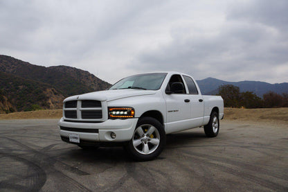 Alpha Rex 02-05 Dodge Ram NOVA-Series LED Projector Headlights Chrome