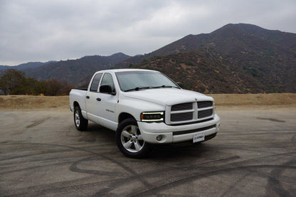 Alpha Rex 02-05 Dodge Ram NOVA-Series LED Projector Headlights Alpha-Black