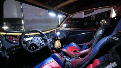 UTV Universal dome light rearview mirror (Fits: RZR, X3, Rangers)