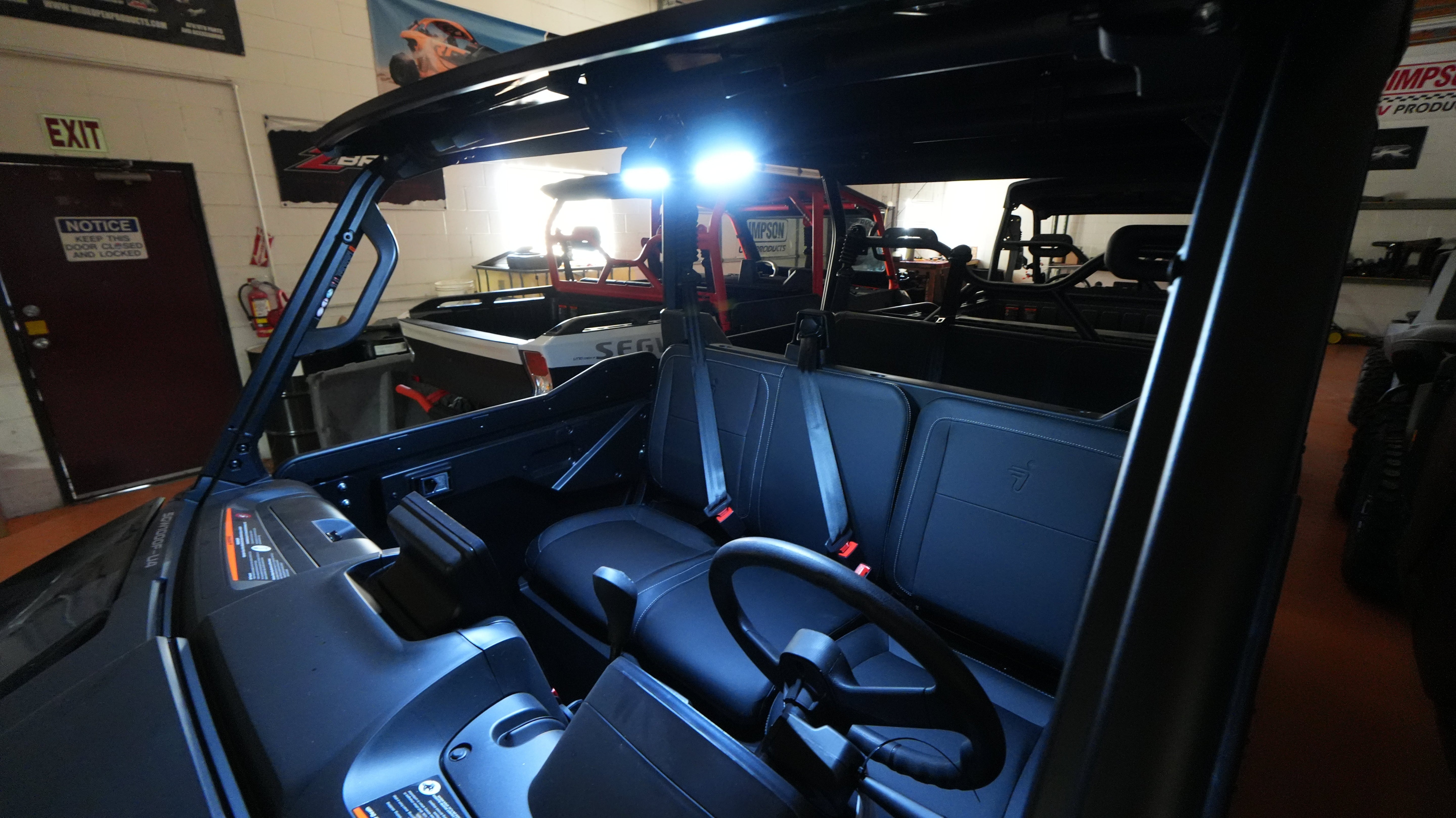 UTV Universal dome light rearview mirror (Fits: RZR, X3, Rangers)