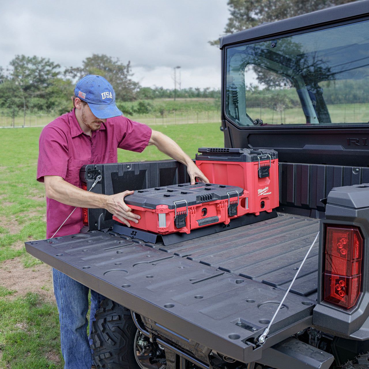 Kawasaki Ridge Milwaukee Packout Bed Mount