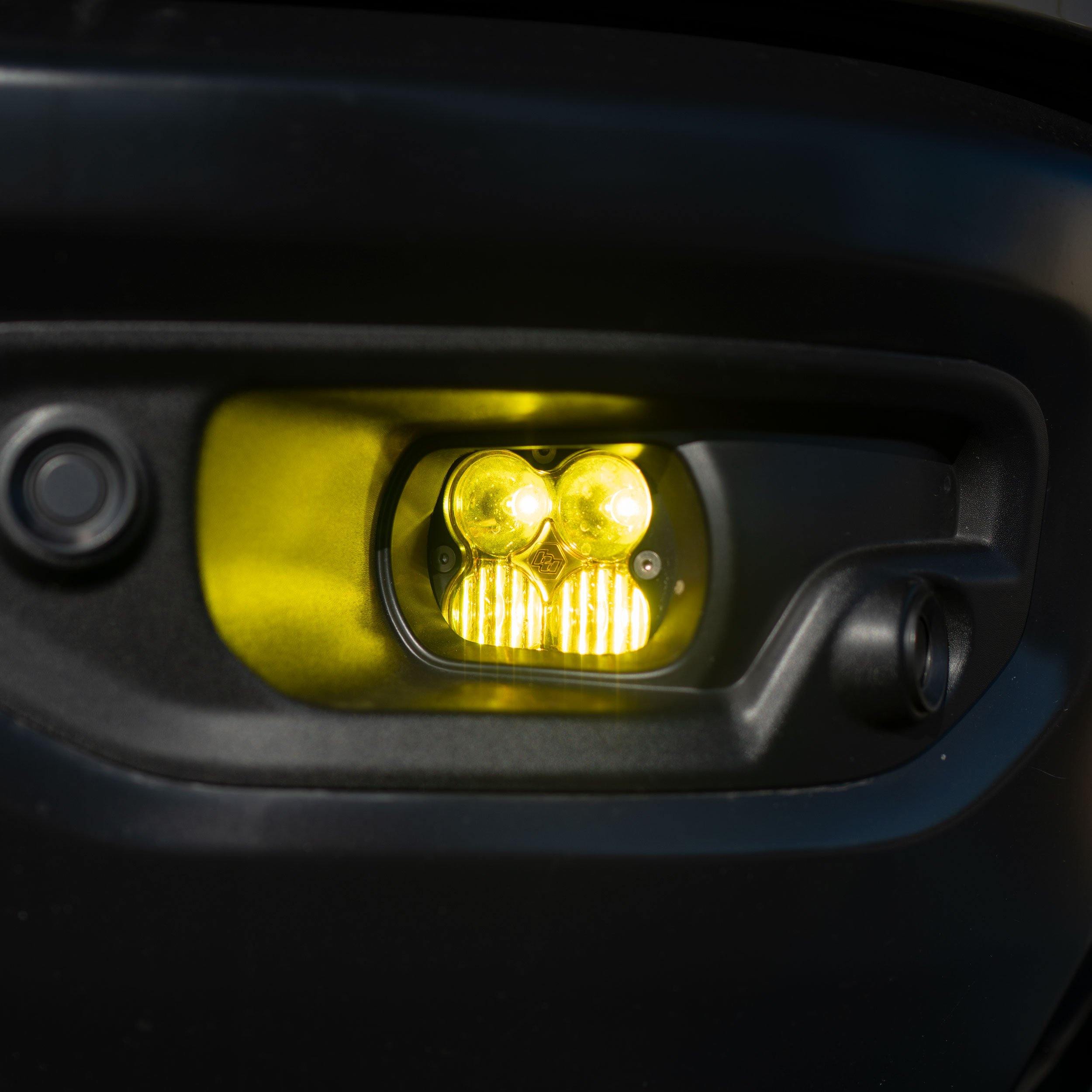 Baja Designs 5th Gen 2019-2024 Ram 1500 Laramie+ Baja Designs Squadron Fog Light Kit