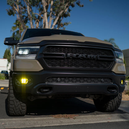Baja Designs 5th Gen 2019-2024 Ram 1500 Laramie+ Baja Designs Squadron Fog Light Kit