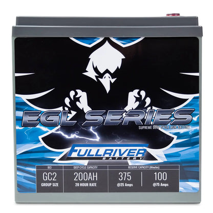 Ecl series fullriver 12v ah battery.