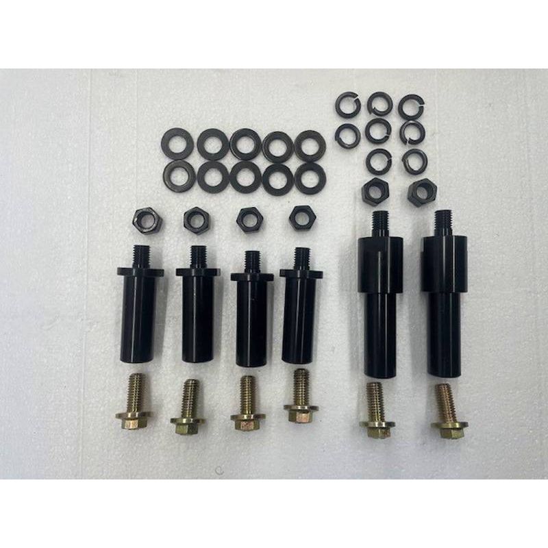 Polaris RZR Pro XP / Turbo R (2-Seat) Rocker Knockers with Tree Kicker Nerf Bars