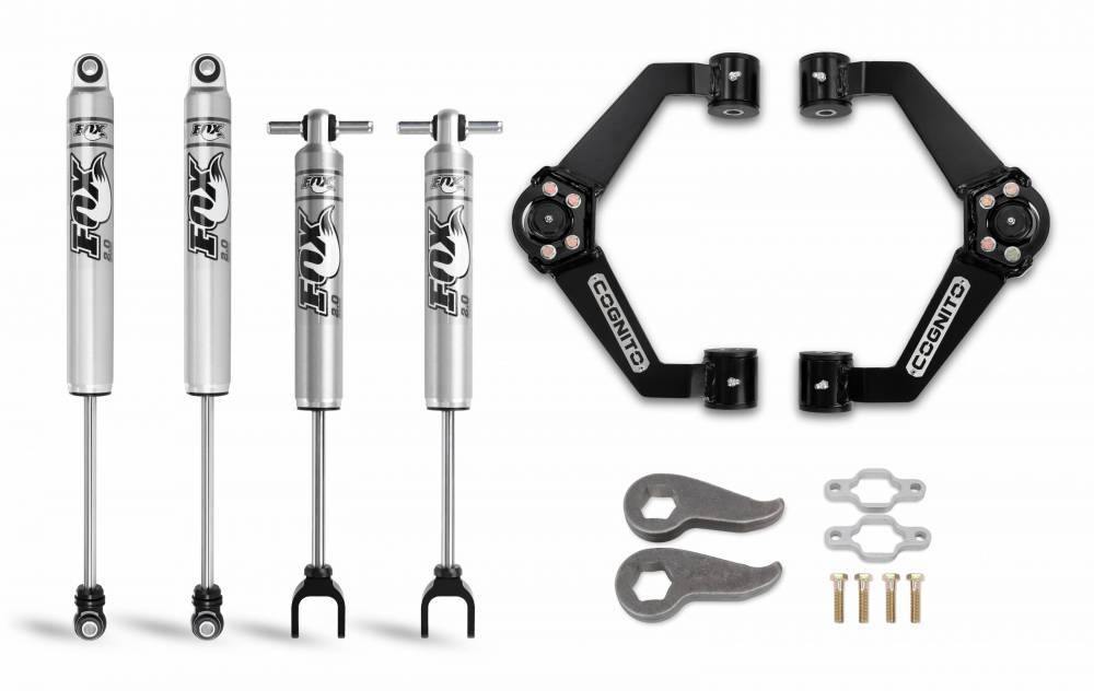 2011-2019 GMC/Chevy Cognito 3-INCH Performance Leveling Kit With Fox 2.0 IFP Shocks