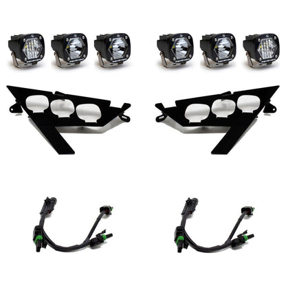 Polaris RZR Pro / Turbo R S1 Triple LED/Laser Headlight Kit
