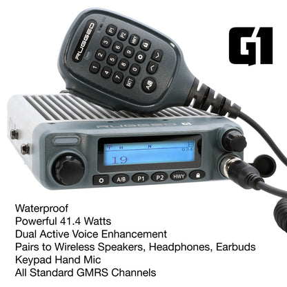 Ford Ranger Two-Way GMRS Mobile Radio Kit - 50 Watt - G4