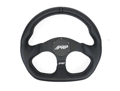 Comp R Leather Steering Wheel, Black