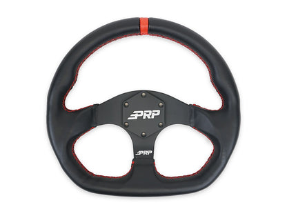 Comp R Leather Steering Wheel, Black
