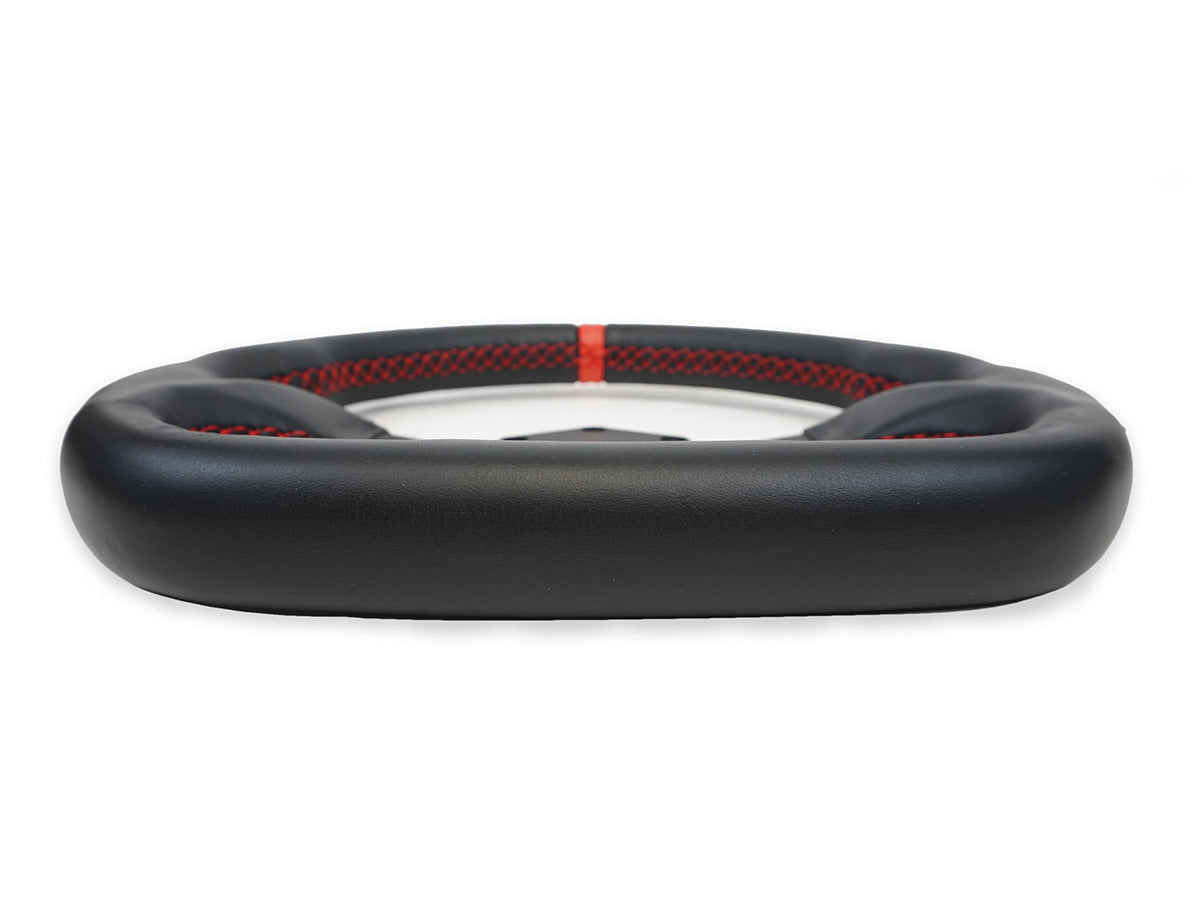 Comp R Leather Steering Wheel, Black