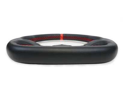 Comp R Leather Steering Wheel, Black