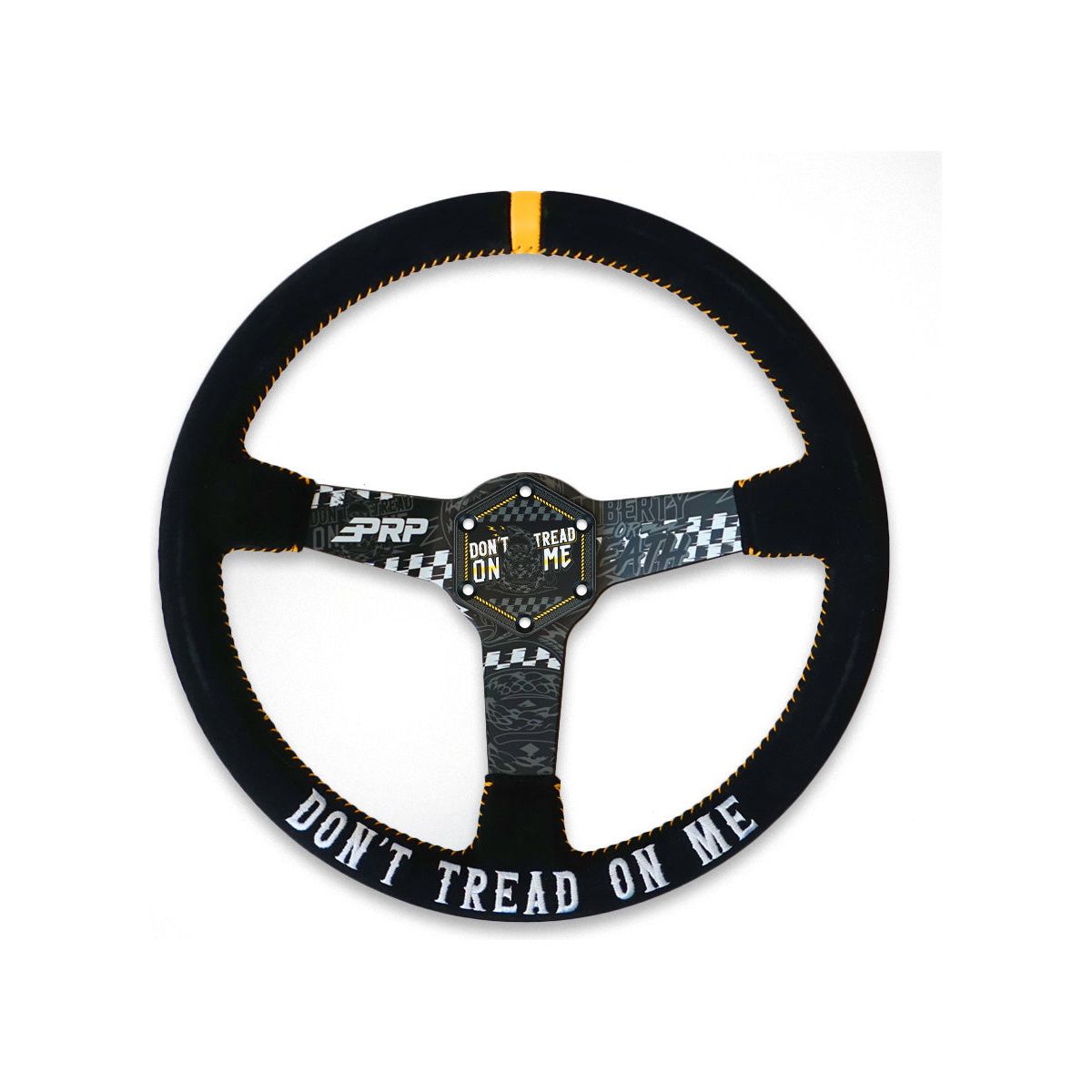 Don't Tread On Me Deep Dish Steering Wheel