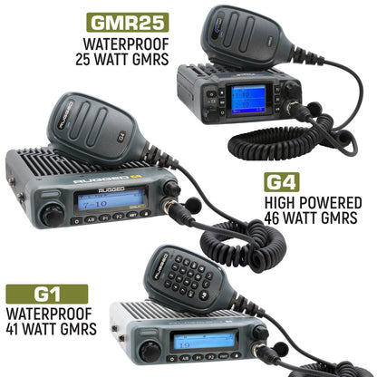 Ford Ranger Two-Way GMRS Mobile Radio Kit - 41 Watt - G1 Waterproof