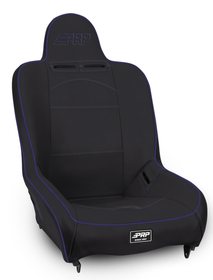 Premier High Back Suspension Seat; Black Vinyl