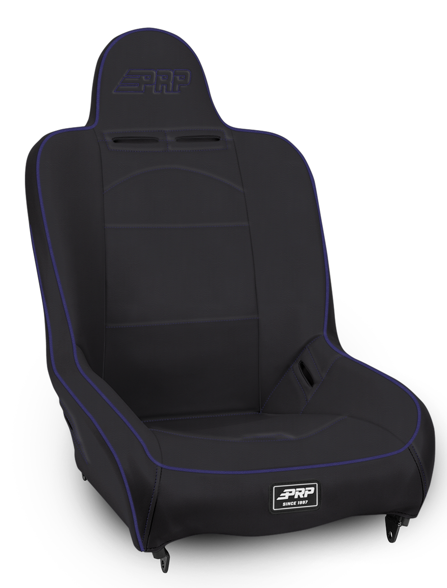 Premier High Back Suspension Seat; Black Vinyl