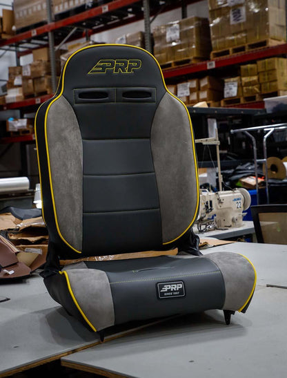 Enduro High Back Reclining Suspension Seat, Driver Side