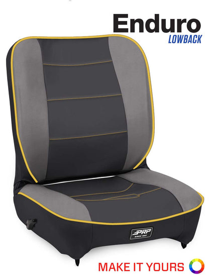 Enduro Low Back Reclining, Extra Wide Suspension Seat