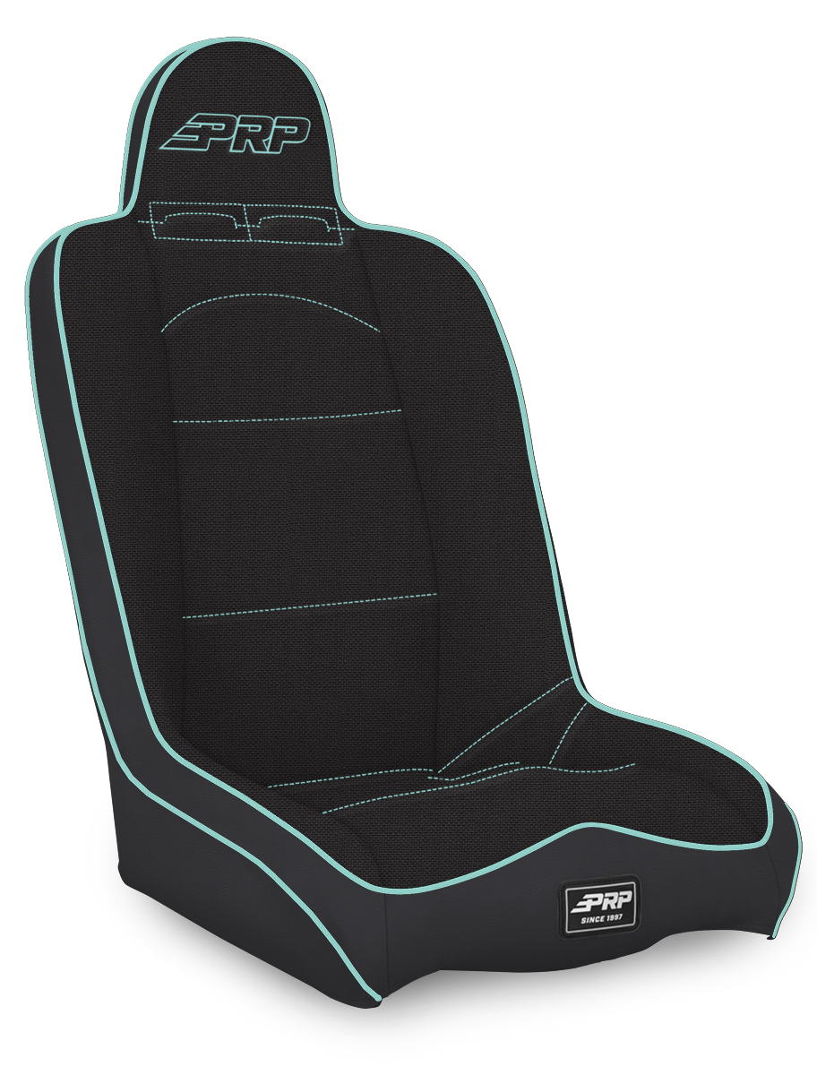 Daily Driver High Back Suspension Seat; All Black