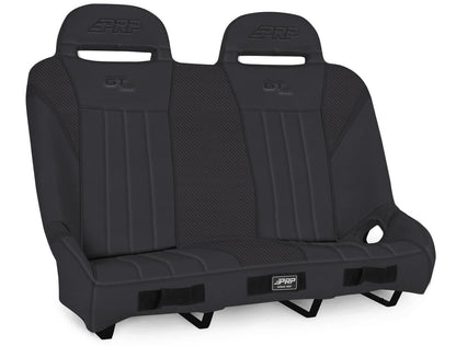 GT/S.E. Quick Release Rear Suspension Bench Seat for Polaris RZR PRO XP4, PRO R4, Turbo R4, Black